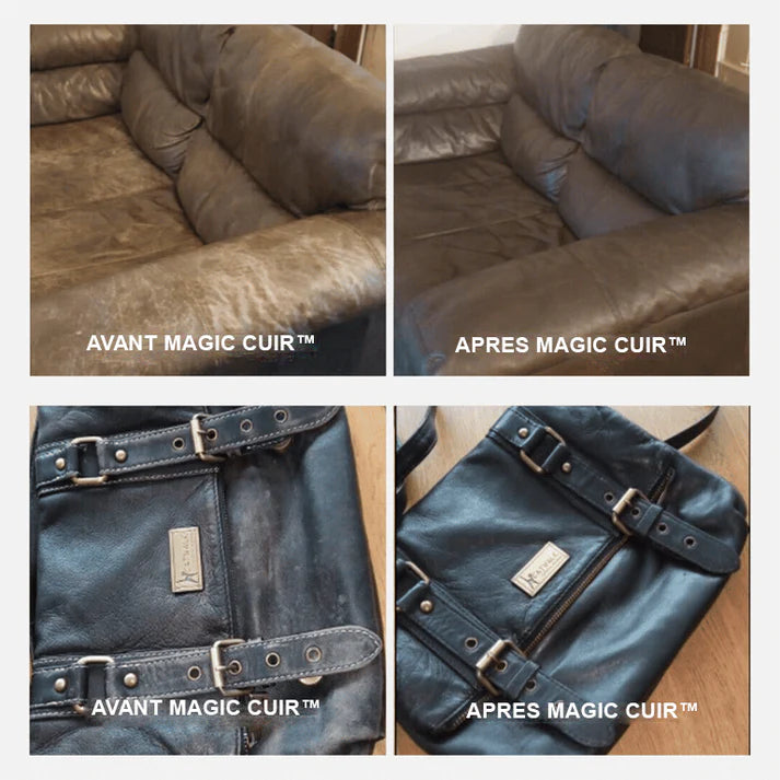 MagicCuir™ – Baume de réparation pour cuir et meubles + pinceau applicateur