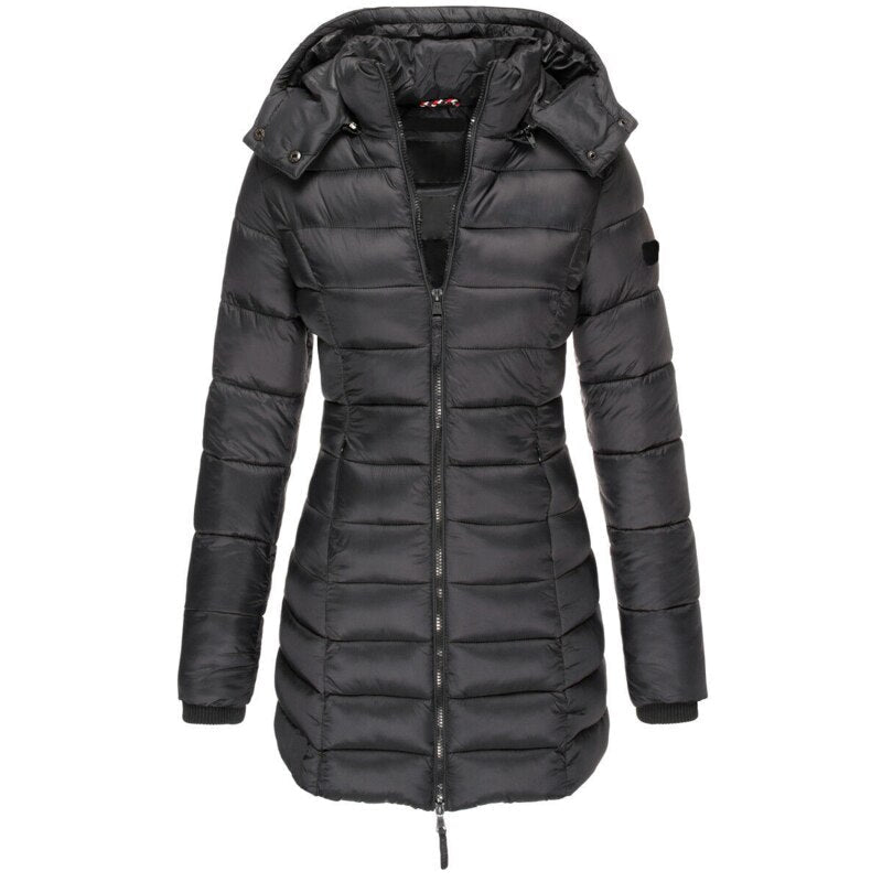 ÉLISE | MANTEAU LONG EN DUVET