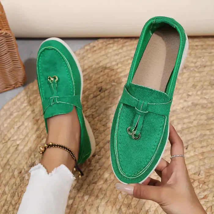 Sara | Mocassins en daim élégants