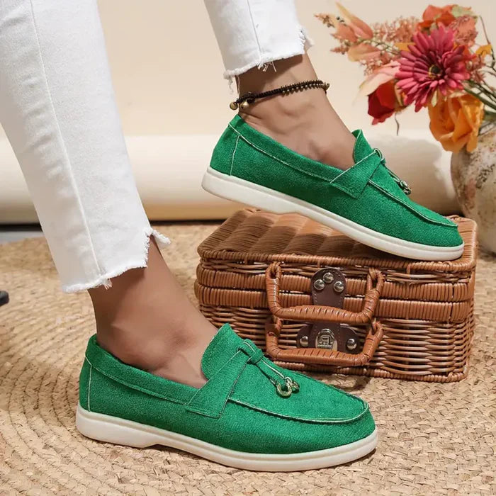 Sara | Mocassins en daim élégants