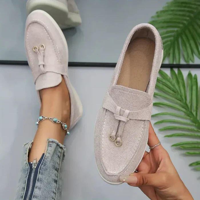 Sara | Mocassins en daim élégants
