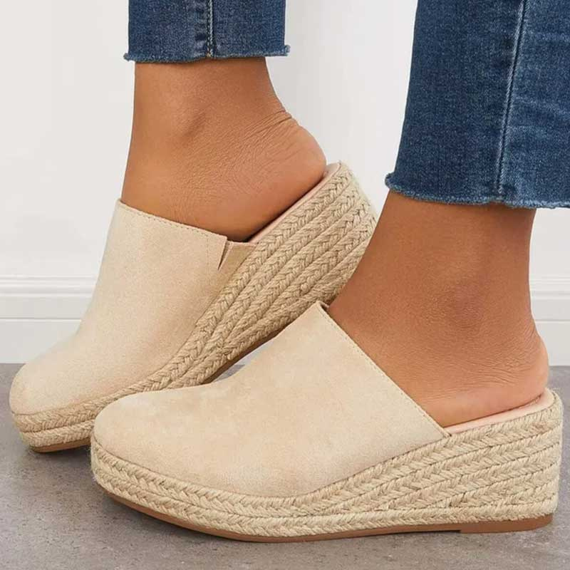 Lana - Sandales élégantes à talon compensé