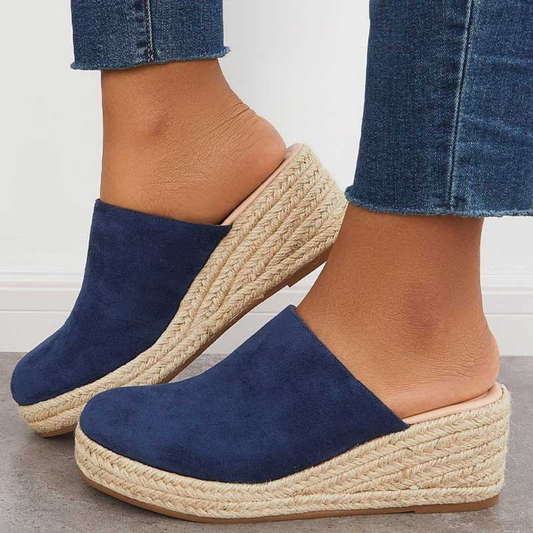 Lana - Sandales élégantes à talon compensé