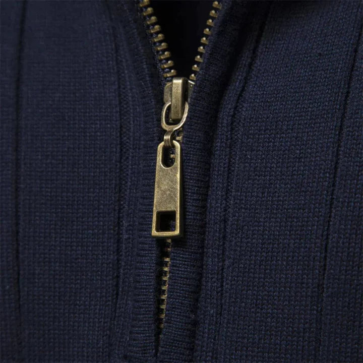 Alex - Pull élégent à col zippé pour homme