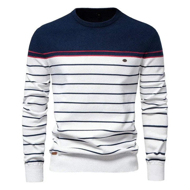 Simon - Pull rayé élégent pour homme