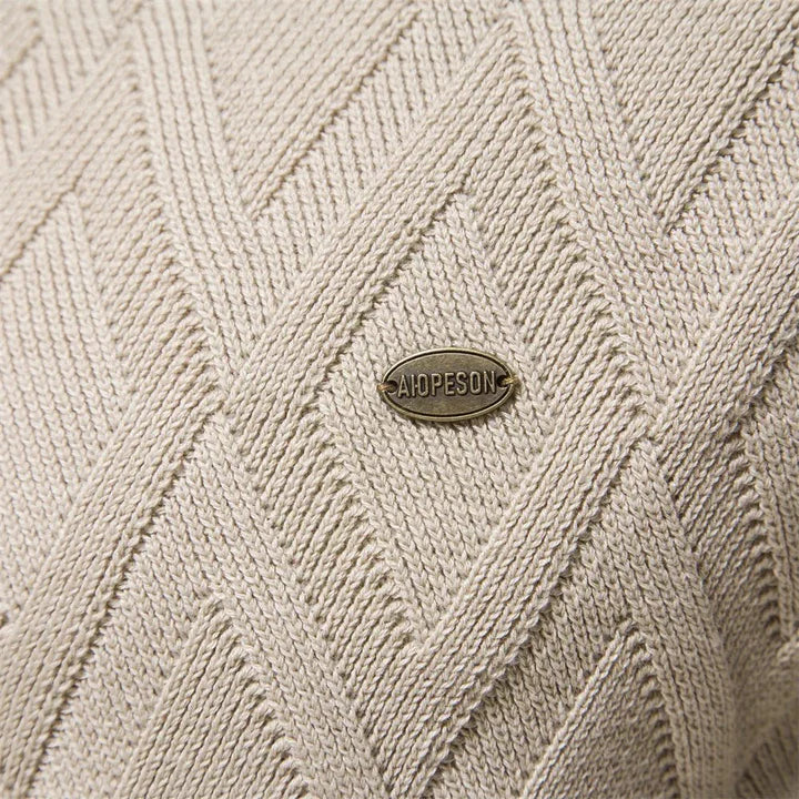 Théodore - Pull pour homme à motif losange