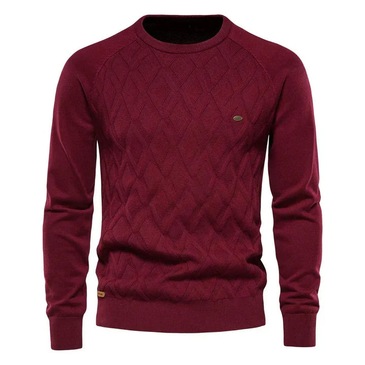 Théodore - Pull pour homme à motif losange