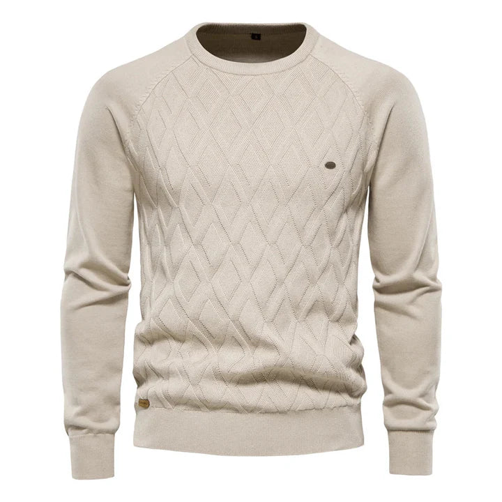 Théodore - Pull pour homme à motif losange