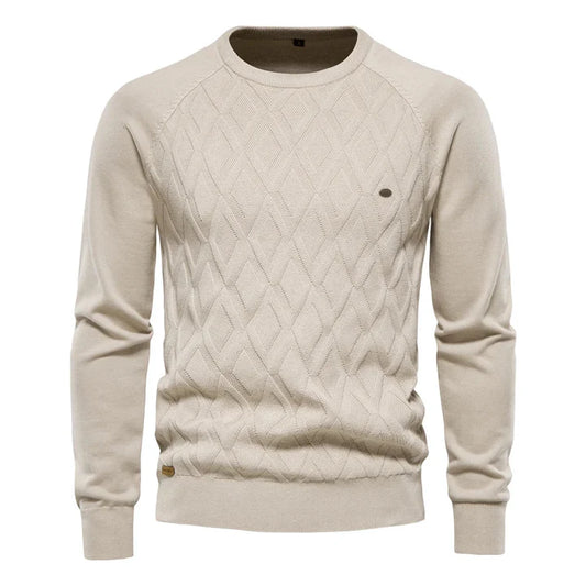 Théodore - Pull pour homme à motif losange