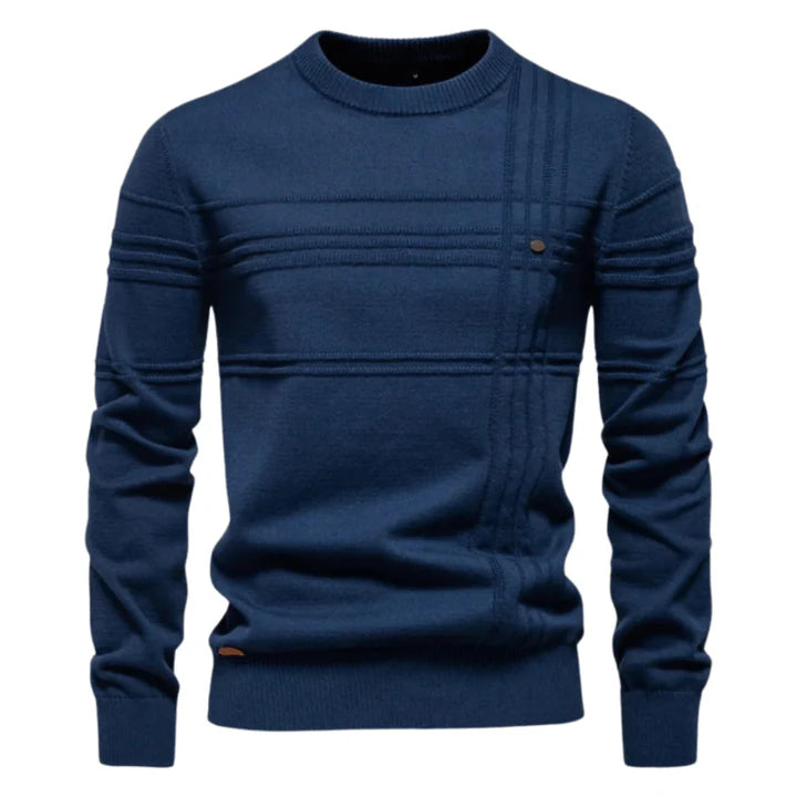 Marcus - Pull à carreaux élégent pour homme
