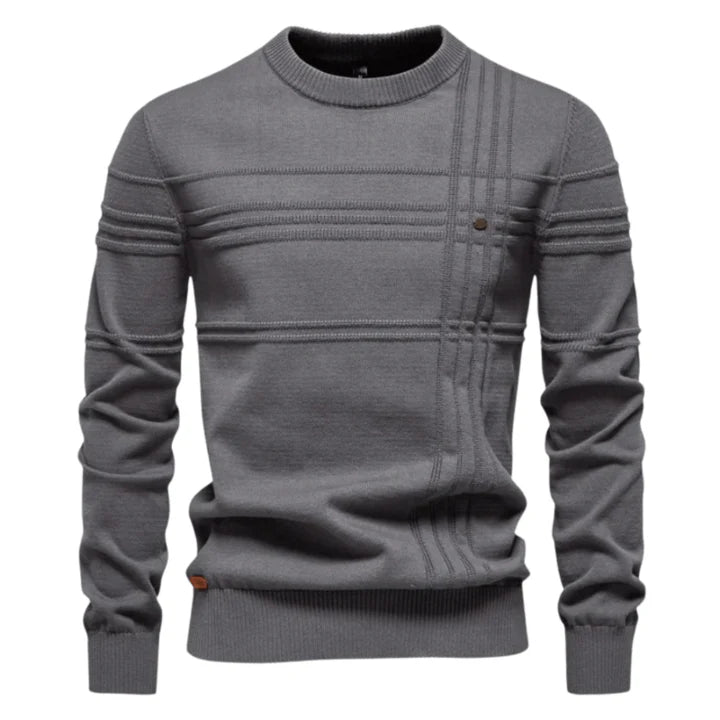 Marcus - Pull à carreaux élégent pour homme