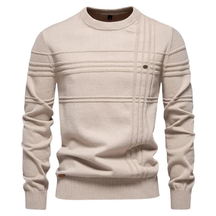 Marcus - Pull à carreaux élégent pour homme